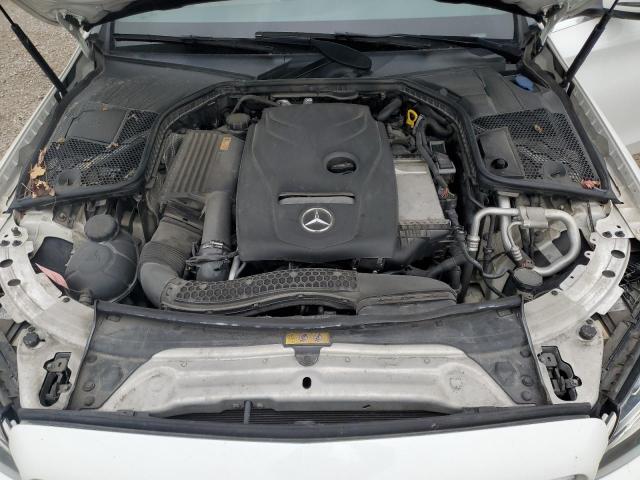 55SWF4KB7HU194178 - 2017 MERCEDES-BENZ C 300 4MATIC WHITE photo 11