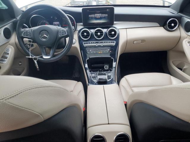 55SWF4KB7HU194178 - 2017 MERCEDES-BENZ C 300 4MATIC WHITE photo 8