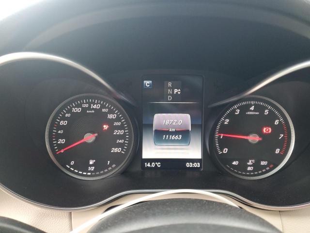 55SWF4KB7HU194178 - 2017 MERCEDES-BENZ C 300 4MATIC WHITE photo 9