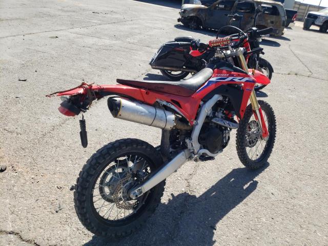 JH2PD1112MK201643 - 2021 HONDA CRF450 L RED photo 4