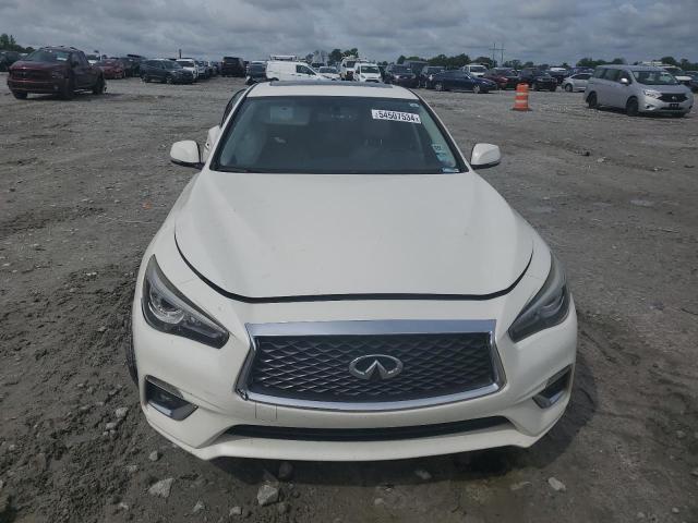 JN1EV7APXJM354603 - 2018 INFINITI Q50 LUXE WHITE photo 5