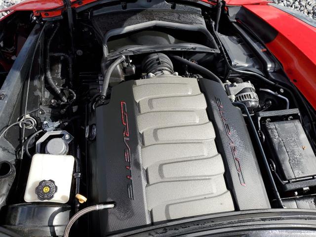 1G1YB2D72G5122350 - 2016 CHEVROLET CORVETTE STINGRAY 1LT RED photo 11