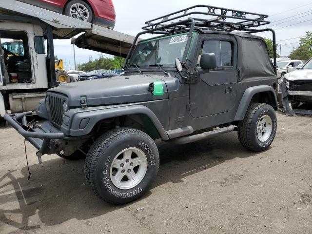 1J4FA49SX4P732159 - 2004 JEEP WRANGLER / SPORT GREEN photo 1