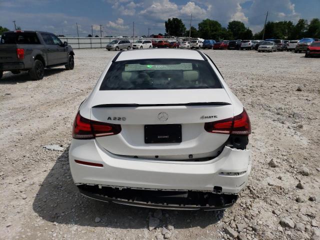 W1K3G4FB0MJ319638 - 2021 MERCEDES-BENZ A 220 4MATIC WHITE photo 6