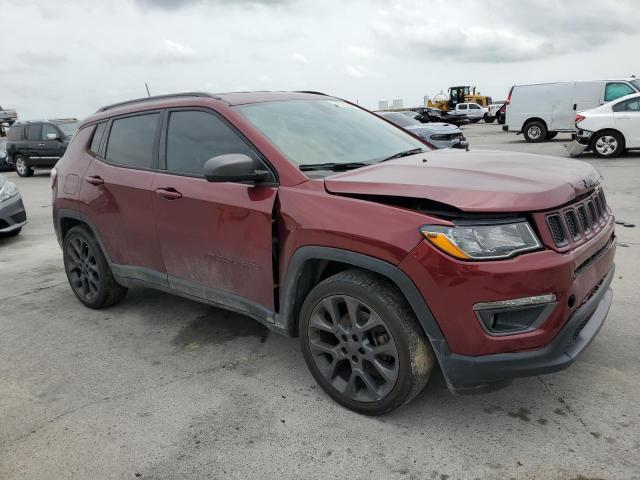 3C4NJCEB4MT555847 - 2021 JEEP COMPASS 80TH EDITION BURGUNDY photo 4