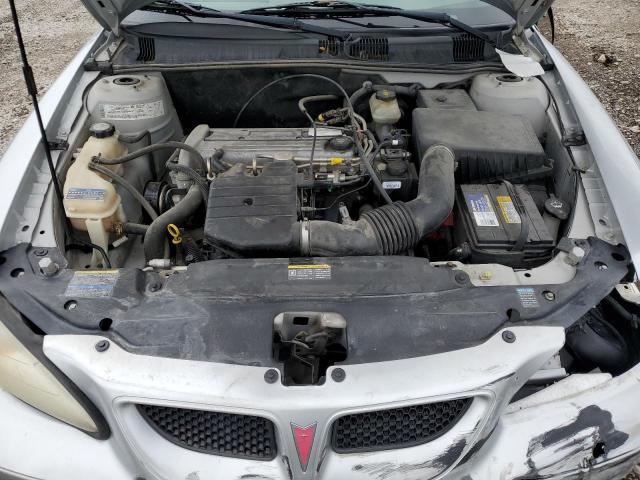 1G2NE52F04M634210 - 2004 PONTIAC GRAND AM SE SILVER photo 11