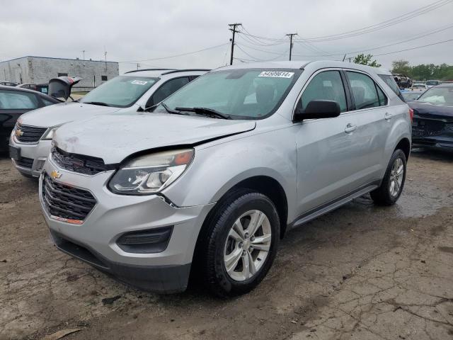 2GNALBEK8G6109459 - 2016 CHEVROLET EQUINOX LS SILVER photo 1