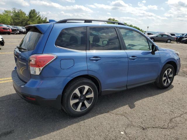 JF2SJARC8JH419405 - 2018 SUBARU FORESTER 2.5I LIMITED BLUE photo 3