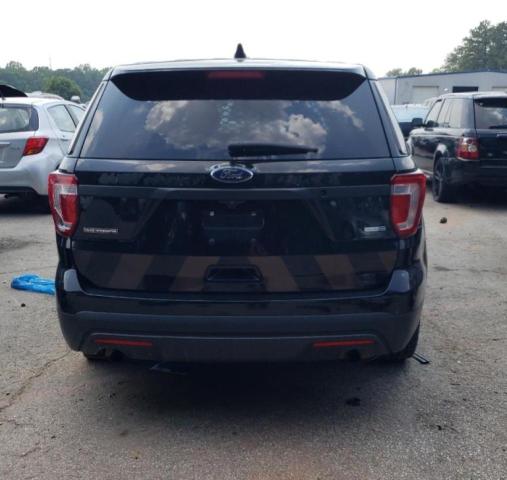 1FM5K8ARXGGB65434 - 2016 FORD EXPLORER POLICE INTERCEPTOR BLACK photo 6