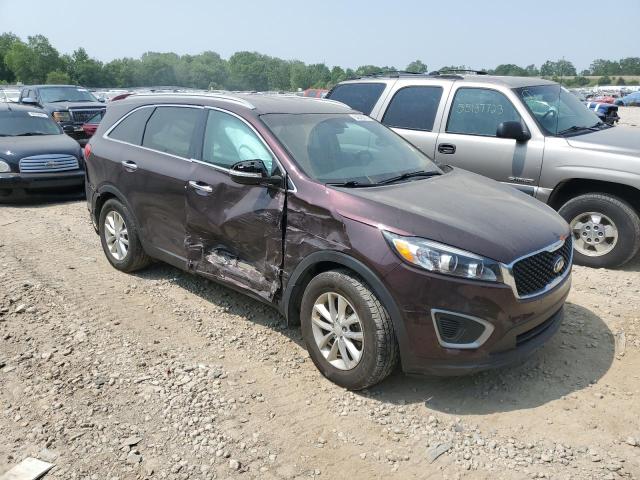 5XYPGDA35GG080586 - 2016 KIA SORENTO LX BURGUNDY photo 4