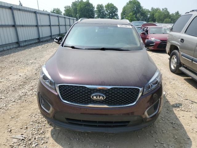 5XYPGDA35GG080586 - 2016 KIA SORENTO LX BURGUNDY photo 5