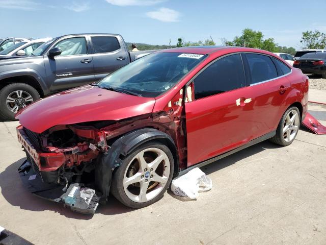 1FAHP3J24CL465907 - 2012 FORD FOCUS TITANIUM MAROON photo 1