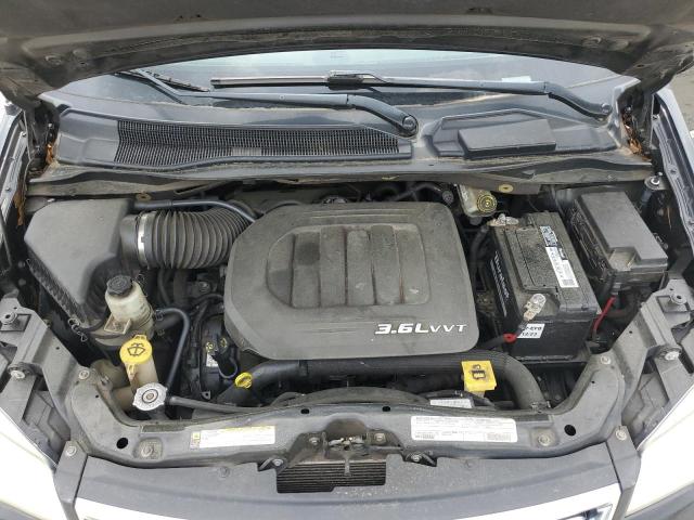 2C4RC1CG9CR143942 - 2012 CHRYSLER TOWN & COU TOURING L BLACK photo 12