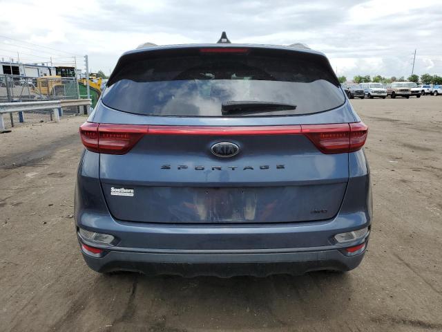 KNDP6CAC8N7028263 - 2022 KIA SPORTAGE S BLUE photo 6