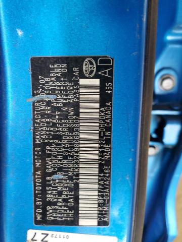 2T1KR32E98C693807 - 2008 TOYOTA MATRIX XR Bleu photo 14