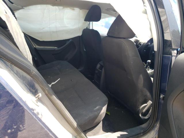 3VW2K7AJ0EM381787 - 2014 VOLKSWAGEN JETTA BASE 蓝色 照片 10