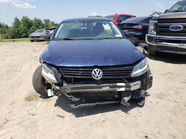 3VW2K7AJ0EM381787 - 2014 VOLKSWAGEN JETTA BASE 蓝色 照片 5