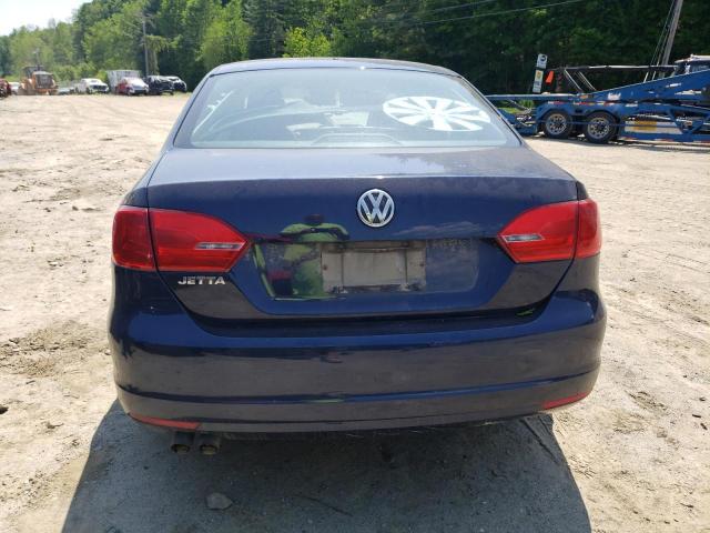 3VW2K7AJ0EM381787 - 2014 VOLKSWAGEN JETTA BASE 蓝色 照片 6