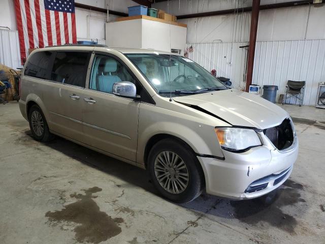 2C4RC1CGXDR809675 - 2013 CHRYSLER TOWN & COU TOURING L TAN photo 4