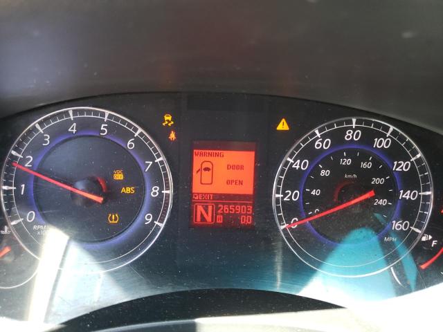 JN1AJ0HR7AM753641 - 2010 INFINITI EX35 BASE ვერცხლისფერი ფოტო 9