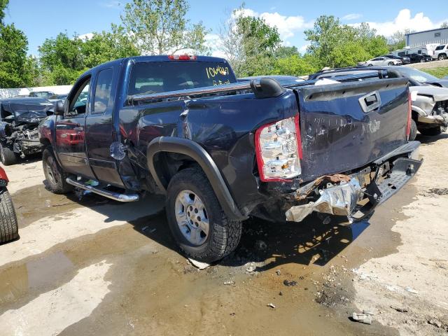 2GCEK19J981265999 - 2008 CHEVROLET SILVERADO K1500 BLUE photo 2