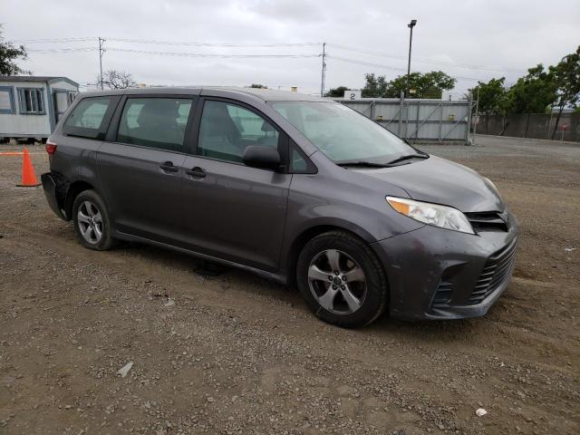 5TDZZ3DCXJS918128 - 2018 TOYOTA SIENNA L GRAY photo 4