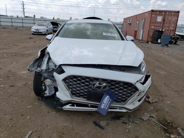 5NPE34AF9KH795093 - 2019 HYUNDAI SONATA LIMITED WHITE photo 5