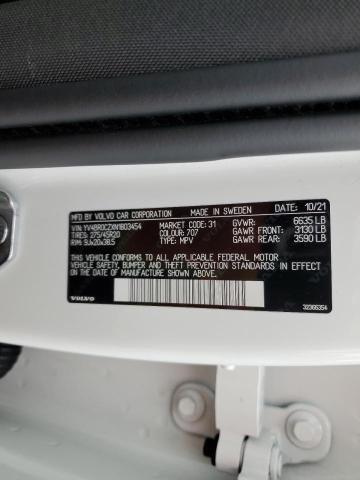 YV4BR0CZXN1803454 - 2022 VOLVO XC90 T8 RECHARGE INSCRIPTION EXPRESS WHITE photo 14