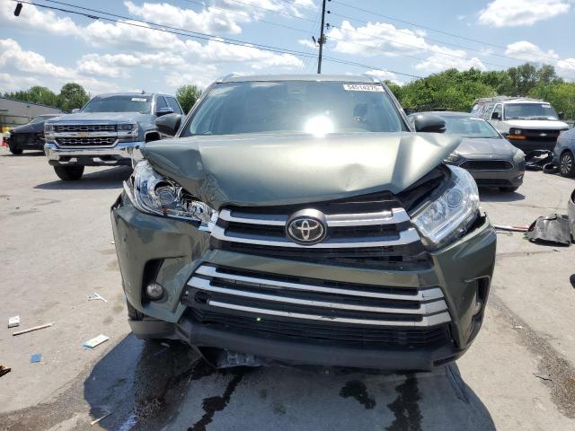 5TDJZRFH3KS745899 - 2019 TOYOTA HIGHLANDER SE GREEN photo 5