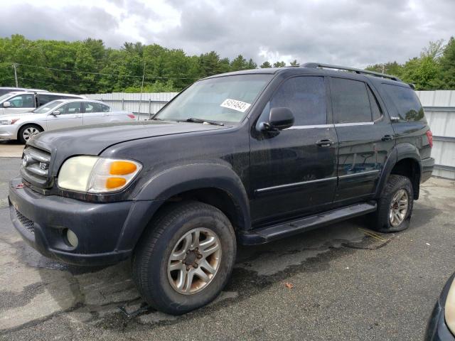 5TDBT48A84S232496 - 2004 TOYOTA SEQUOIA LIMITED BLACK photo 1