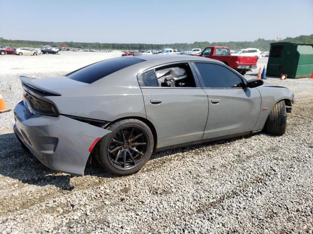 2C3CDXGJ1KH718104 - 2019 DODGE CHARGER SCAT PACK GRAY photo 3