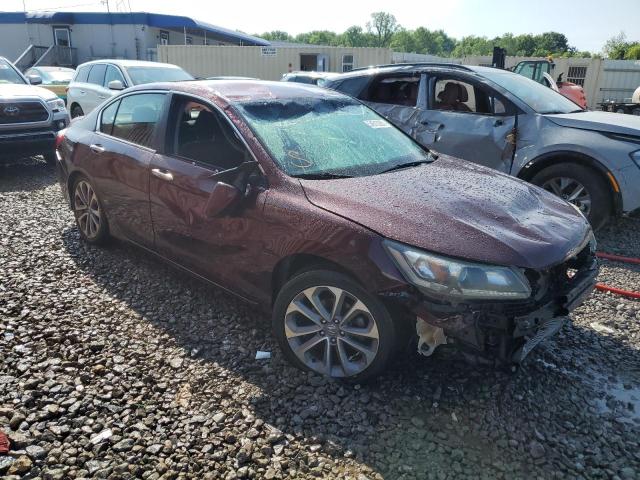 1HGCR2F52DA232912 - 2013 HONDA ACCORD SPORT BURGUNDY photo 4