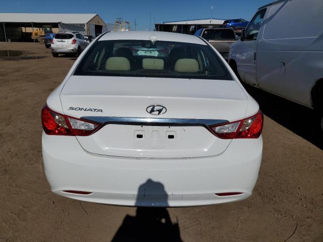 5NPEB4AC4DH717512 - 2013 HYUNDAI SONATA GLS WHITE photo 6