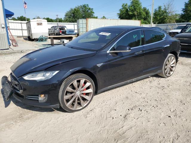 5YJSA1E48FF118749 - 2015 TESLA MODEL S BLACK photo 1