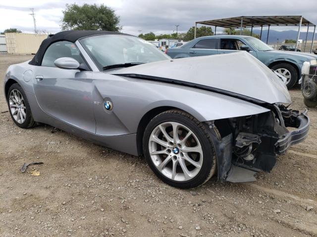 4USBU33557LW71561 - 2007 BMW Z4 3.0 SILVER photo 4