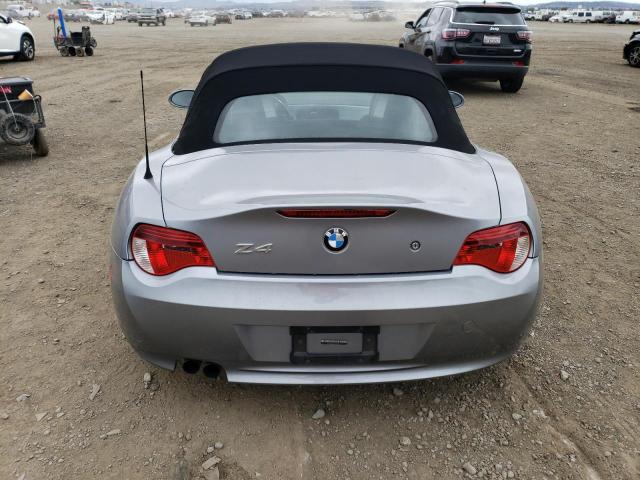 4USBU33557LW71561 - 2007 BMW Z4 3.0 SILVER photo 6