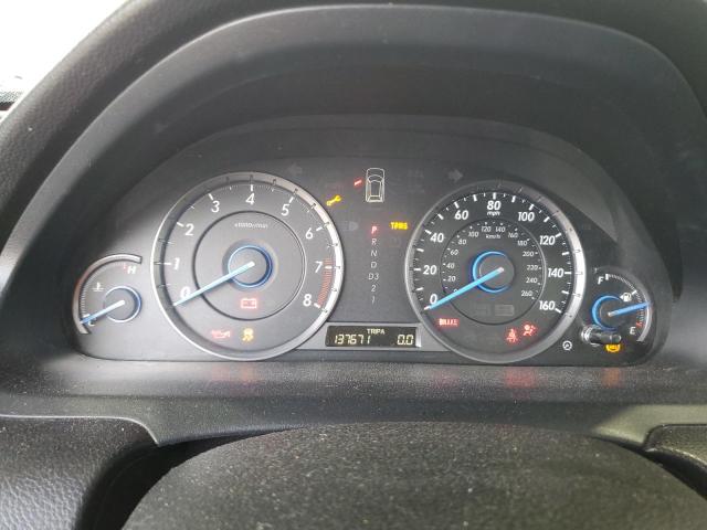 5J6TF1H52CL000628 - 2012 HONDA CROSSTOUR EXL თეთრი ფოტო 9