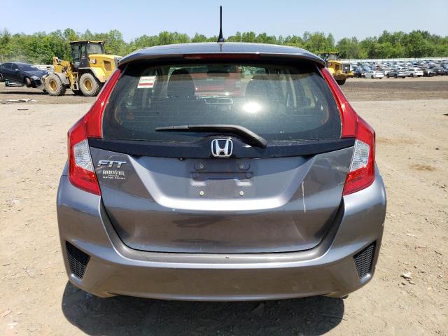 JHMGK5H52HS009769 - 2017 HONDA FIT LX GRAY photo 6