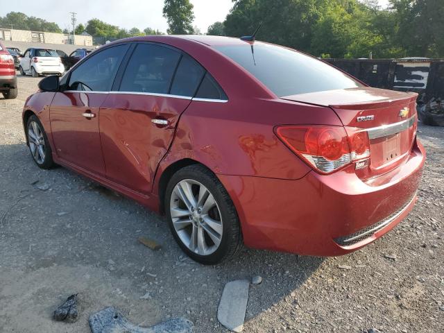 1G1PG5SB8E7336153 - 2014 CHEVROLET CRUZE LTZ RED photo 2