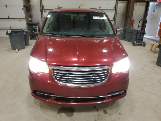 2C4RC1CG8DR676852 - 2013 CHRYSLER TOWN & COU TOURING L RED photo 5