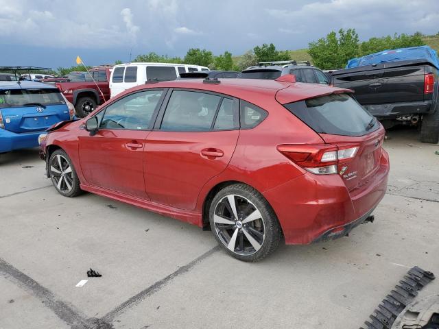 4S3GTAK64J1721611 - 2018 SUBARU IMPREZA SPORT RED photo 2