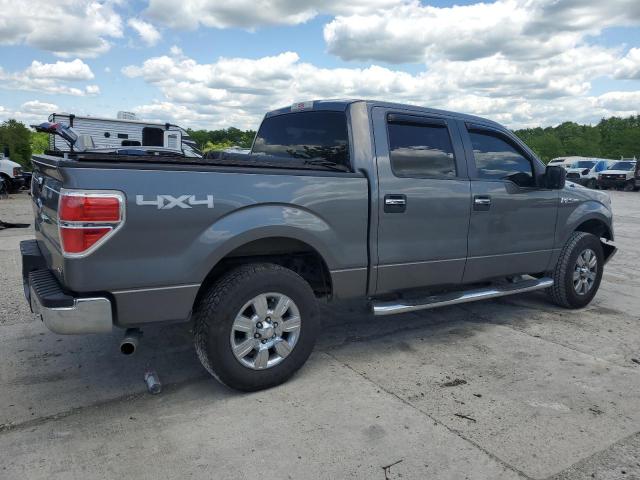 1FTFW1EV9AFB28318 - 2010 FORD F150 SUPERCREW GRAY photo 3