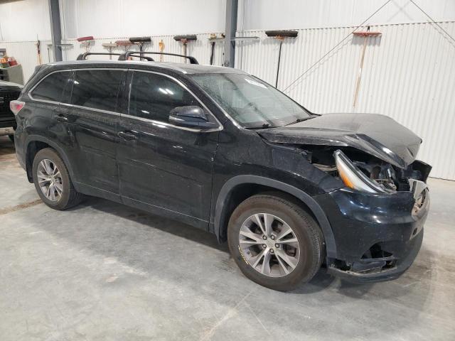 5TDJKRFH0ES027364 - 2014 TOYOTA HIGHLANDER XLE BLACK photo 4