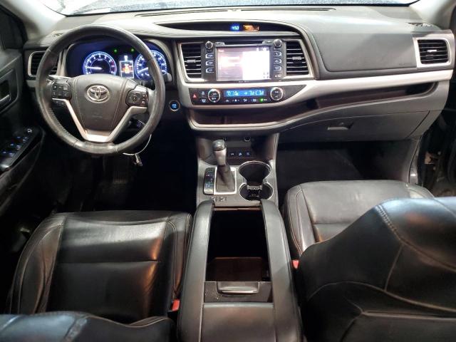 5TDJKRFH0ES027364 - 2014 TOYOTA HIGHLANDER XLE BLACK photo 8