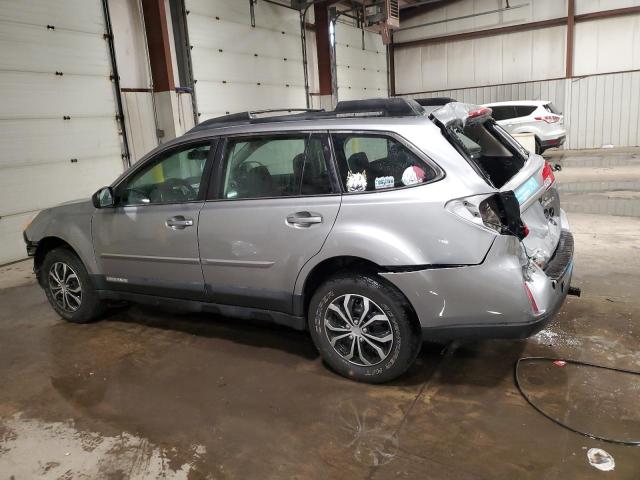 4S4BRBAC5B3381506 - 2011 SUBARU OUTBACK 2.5I SILVER photo 2