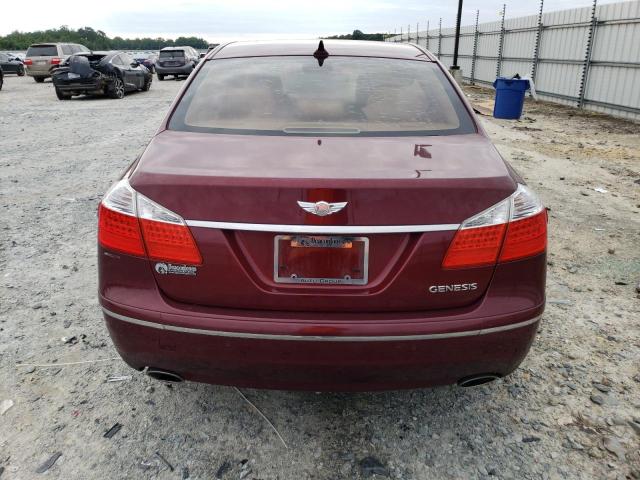 KMHGC4DE7BU120985 - 2011 HYUNDAI GENESIS 3.8L BURGUNDY photo 6