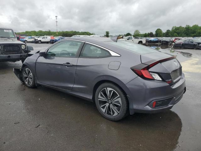 2HGFC3B35GH356235 - 2016 HONDA CIVIC EX GRAY photo 2