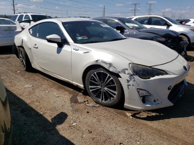 JF1ZNAA16E8700707 - 2014 TOYOTA SCION FR-S WHITE photo 4