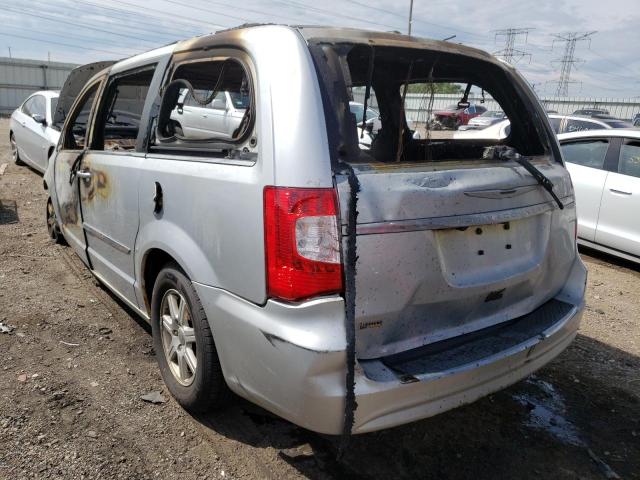 2C4RC1BG8CR300183 - 2012 CHRYSLER TOWN & COU TOURING ვერცხლისფერი ფოტო 3