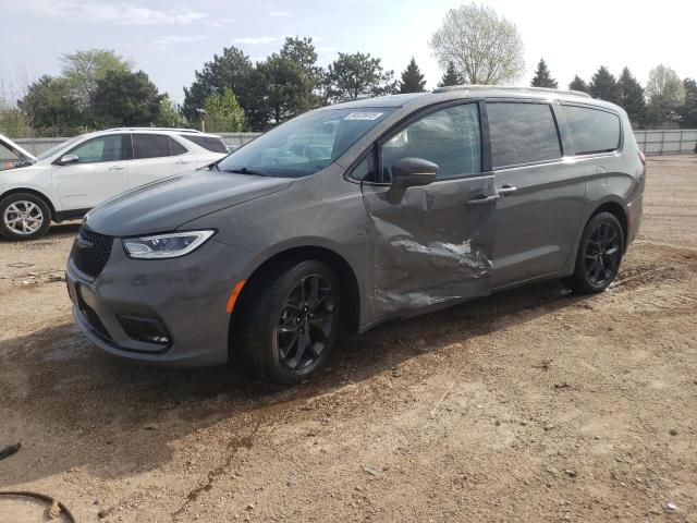 2C4RC1BG2MR501143 - 2021 CHRYSLER PACIFICA TOURING L GRAY photo 1